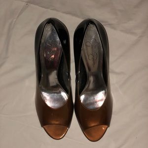 Jessica Simpson open toe heels
